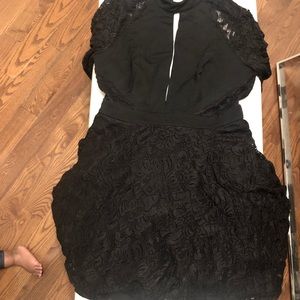 BCBG black lace dress